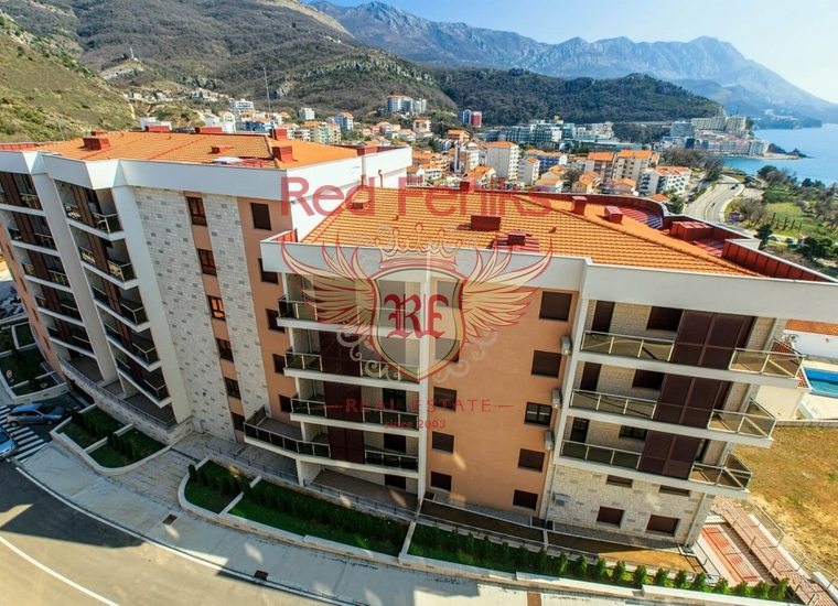 Новый жилой комплекс в Бечичах, Квартира в Регион Будва Черногория