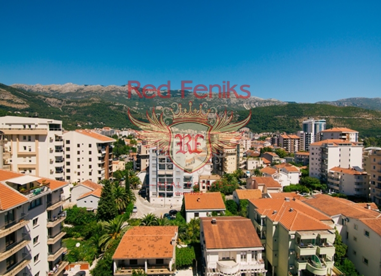 Трехкомнатная квартира с видом на море всего в 100 метрах от моря в Будве, Квартира в Будва Черногория