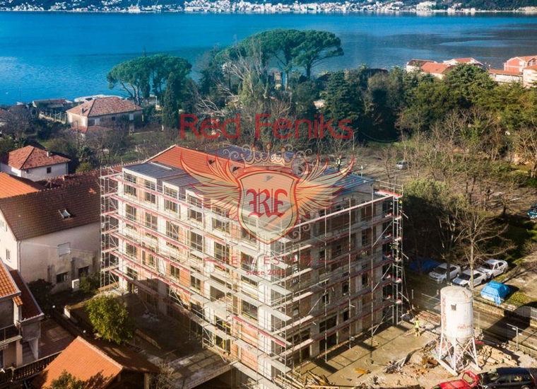 Новые квартиры в Тивате на берегу моря, Квартира в Тиват Черногория