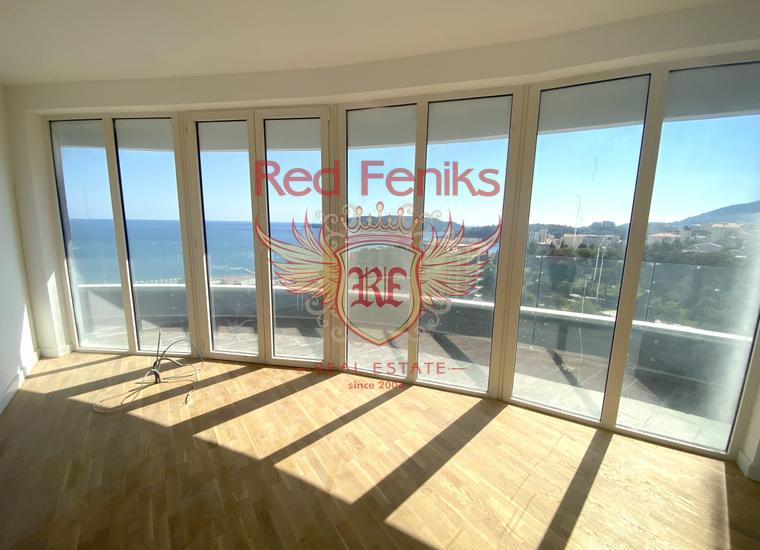 Трехкомнатная квартира в Бечичи с панорамным видом на море., купить квартиру в Регион Будва
