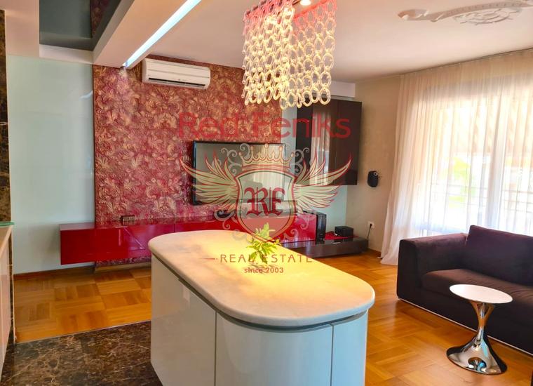 Трехкомнатная квратира выполненная по дизайнпроекту в Бечичах, Квартира в Регион Будва Черногория