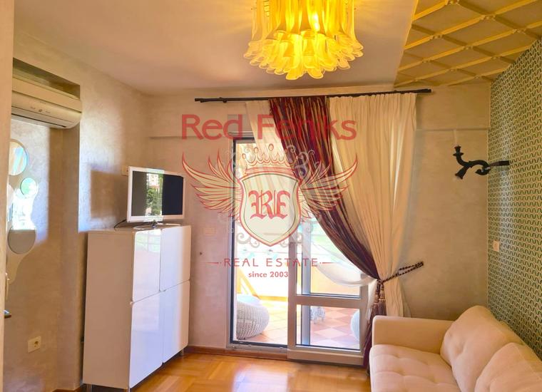 Двухкомнатная  квратира выполненная по дизайнпроекту в Бечичах, Квартира в Бечичи Черногория