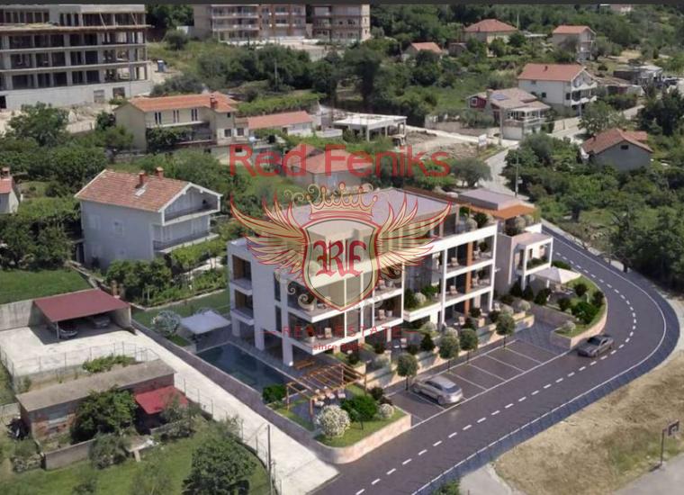 Квартиры в новом комплексе в Кавач, Тиват, купить квартиру в Регион Тиват