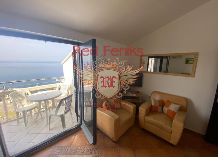 Трехкомнатная квартира с панорамным видом на море в Пржно, Квартира в Пржно Черногория