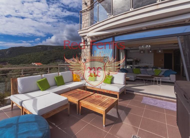 Трехкомнатная квартира в Бечичи с панорамным видом на море, Квартира в Регион Будва Черногория