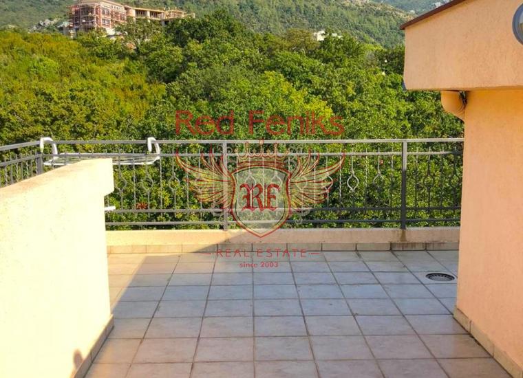 Давухкомнатная квратира с видом на море, Бечичи, Квартира в Бечичи Черногория
