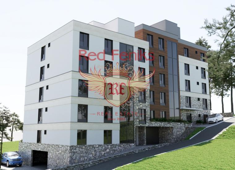 Квартиры в новом комплексе в Бечичи, Квартира в Регион Будва Черногория